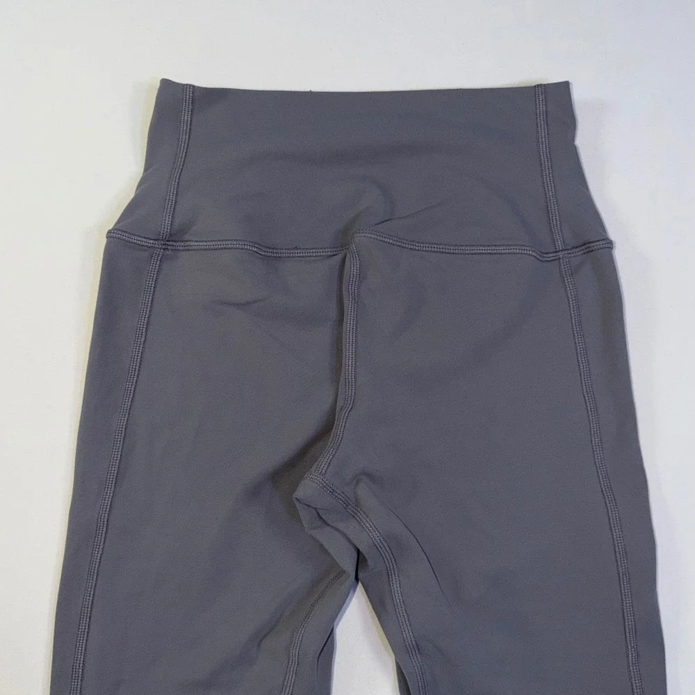Alo Yoga High-Waist Moto Leggings Anthracite‎ Gray Small Mesh Mixed Media W5494R